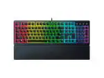 Razer Ornata V3 Gaming Keyboard: Low-Profile Keys - Mecha-Membrane Switches - 10-Zone RGB Lighting - Spill-Resistant - Magnetic Wrist Wrest - Classic Black - Rz03-04460100-R3M1