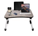 EMES TRADERS Laptop Bed Tray Table Laptop Desk for Bed Foldable Lap Desk Stand Notebook Desk Adjustable Laptop Table for Bed Portable Notebook Bed Tray Lap Tablet with Cup Holder-e3