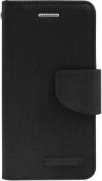 Mcase Black Artificial Leather Flip Cover For Lenovo K6 Note (Model - 4770)