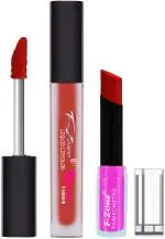 OUR BEAUTY Maroon Lipstick Long Lasting Creamy Matte Lipstick And Liquid Matte Lipstick 21, 4 G