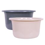 Kuber Industries Bath Tub | Versatile Utility Gaint Tub | Plastic Bath Tub for Baby | Baby Bathing Tub | Clothes Washing Tub For Bathroom | Feeding Pan Tub | TUB-25 LTR | Pack of 2 | Multi