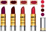 OUR BEAUTY Multicolor  Long Stay And Soft Matte Lipstick Set 29Aug115, 12.8 G (Set Of 4)