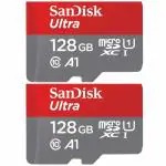Sandisk Ultra 128 GB microSDXC Memory Card COMBO 2PC niamia