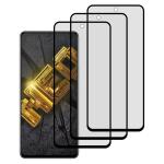 Gadgetronics [Pack of 3] Vivo Iqoo Neo 6 5G/ Neo 6 SE 5G Matte Finish [Black] Tempered Glass Screen Protector with Edge to Edge Coverage - Easy Installation Kit