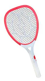 Mr. Right Mosquito Racket Bat with Bright LED | Made in India Rechargeable Mosquito Racket with 6 Months Warranty (Red)