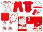 VParents Bitsy New Born Baby Gift Set (Pack of 10) (Red)