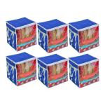 ZOVIRA XL Saree Cover/sari organizer with handles and transparent front (Blue) Pack of 6