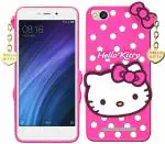 RICHBURG Mi Redmi 4A Pink Rubber Light Weight Mobile Back Cover