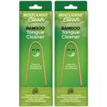 Bentodent Biodegradable Bamboo Tongue Cleaner / Scraper (Pack of 2)