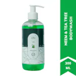 The Biosaga Organics NTEA Mild Bodywash with Neem & Tea Tree for Hydrating & Clear skin, Best for Oily & Acne-prone Skin 300ml