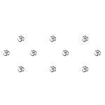 Comet Busters Black Traditional Bindi For Women