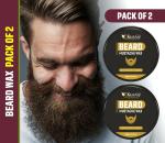 KURAIY 100 % Pure Beard Wax Professional Styling For High Gloss, High Hold, Healthy Beard Hair Wax (100 g)