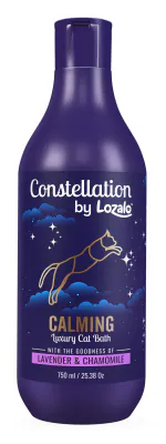 Constellation By Lozalo Calming Cat Shampoo, 750 ml | pH Balanced, Sulphate & Paraben Free Shampoo for All Cat & Kitten Breeds | with Lavender & Chamomile