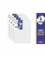 Variety Canvas Lightweight Pre Stretched Canvas 12 x 14 (Pack of 4)