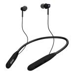FPX Melody 20 Hours Playtime with Deep Bass Neckband Headphone Bluetooth without Mic Headset (Black, In the Ear)