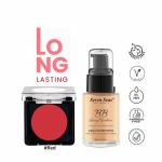 Seven Seas Bb Aqua Foundation 1pcs + White seaa red blusher 1pcs