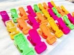 RARE-ZONE 12 Pcs Mix Color Plastic Cloth Hanging Clips Clothes Pegs for Drying