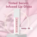 Glamveda Serum Infused Lip Gloss With Cocoa Butter Jojoba oil & Vitamin E ( Hookup-109 )Color Changing