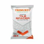 Trimurti 4 mm 100 Pcs Tile Spacer Tile Levelling System Plastic Use for Wall & Floor Tiles