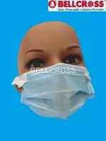 BELLCROSS FACE MASK-3PLY-SOFT LOOP- PACK OF 100 PCS