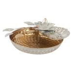 Amaya Decors Urli Bowl Tea Light Holder 8 x 8 x 2 Inch
