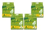 SOFT & SECURE Maxi Pads Cotton Cover With Wings | XXXL 40 Sanitary Pads (Pack of 4)