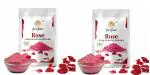 FlexFlair Rose Facial Wax Powder,Women, 5 min Painless Natural Face Hair Removal Waxing Powder, Easy to use at home, No chemicals - No Irritation, No Skin rashes, Pack of 1 100g(Pack of 2)