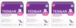 Tedibar Moisturising Baby Bathing Bar 75gx2 (Pack of 3) (Count of 6 Bars) with Skin Friendly PH|100% Soap Free | Dermatologically Tested and No. 1 Pediatrician Prescribed Moisturising Bar - By Torrent Pharma