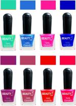 OUR Beauty Multicolor High Quality Quick Dry Long Lasting Hd Colors Nail Polish 2Feb41, 64 ml (Set Of 8)