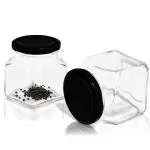 Pure Source India Clear Glass Jars & Containers 100 Grams