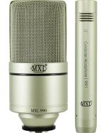 MXL Mics Metallic Metal 990/991 Recording Package Large Microphone