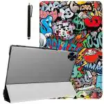 ProElite Case Cover for Realme Pad 2 11.5 inch Cover, Smart Flip Case Cover for Realme Pad 2 11.5 inch Translucent Back with Stylus Pen, Hippy