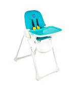 MeeMee Ultra Sleek Baby High Chair with 7 Adjustment Levels 3 with Feeding Tray (Green) (Green)