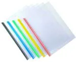 CAMPIO Plastic 100 Microns A4 Size Transparent Stick File Folder for Paper Holder Storage Case Organizer (pack of 10)