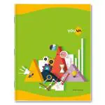Youva Navneet| Graph Notebook for Students| Soft Bound| Big Size - 22 cm x 28 cm| 1 Side Graph (1mm) & 1 Side Ruled| 96 Pages| Pack of 3