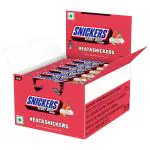 Snickers Berry Whip Peanuts, Nougat & Caramel Chocolate Bar, Pack of 24, 22g