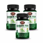 Osnia Anti-Oxidant and Reduce Waist Green Tea Extract 60 Capsules Supplement, 500 mg - Pack of 3