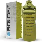 Boldfit Gym Gallon Bottle for Men 2 Litre water bottle for Gym Workout - ( Army Green )