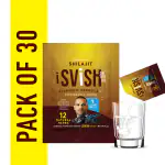 Svish Himalayan Shilajit | Effervescent Powder | 4.5g (Pack of 30) | Ashwagandha, Musli, Shatavari & Gokshura