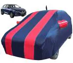 MOCKHE Car Cover Compatible with Maruti Baleno with Mirror & Antenna Pocket, Water Resistant, Triple Stitched, Baleno Car Cover- Navy Red