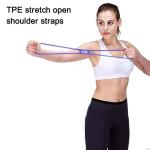 Shopeleven Elastic Pull Rope Figure 8-Shaped Silicone Rope Multifunctional Band Tension Band Drawstring Puller Yoga Resistance Band Fitness