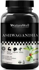 Naturewell Pure Ashwagandha Extract Capsules Veg, 60 Capsules