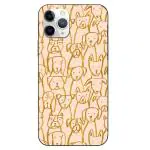 CASE HOME Golden Glass Mobile Case 20 x 20 x 5 CM