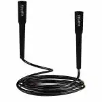 FirstFit Jump Rope, Tangle-Free Rapid Speed Jumping Rope Cable with Ball Bearings for Women, Men, and Kids, Adjustable Steel Skipping Rope with Foam Handles for Gym Fitness