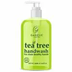 Ganeve London Tea Tree Handwash (500 Ml. With Dispencer) A Natural Antiseptic to Remove Germs