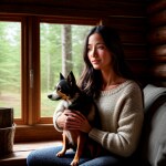 Love Creation A4 Size poster print for creative wall art- cozy-woodland-retreat-11382(Non Sticker)