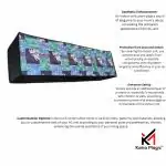 Kalra Magic Waterproof Or Dustproof AC Covers for Split 1.5 Ton Indoor & Outdoor Units Split AC Cover for 1.5 Ton with AC Cover Options Including Voltas and Other Models (Degsin 05