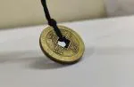 SoilMade Lucky Coin Pendant Brown Color Size Approx 6 MM