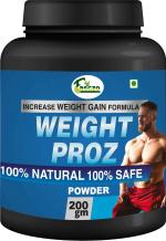 Inlazer Weight Proz Weight Gain Powder / Heavy Mass Gainer Protein Powder For Men Women Weight Gainers/Mass Gainers (200 g, No Flavour)