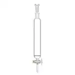 ABGILBOROSILICATE GLASS CHROMATOGRAPHY COLUMN WITH SINTERED DISC AND PTFE STOPCOCK. INTERNAL DIAMETER (20MM). LENGTH(400MM.). ONE UNIT